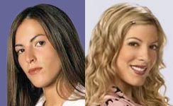 Agustina Lecouna y Tori Spelling