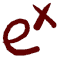 e a la x