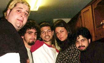 Berta, Rufo, Gaby, Cata y Demián