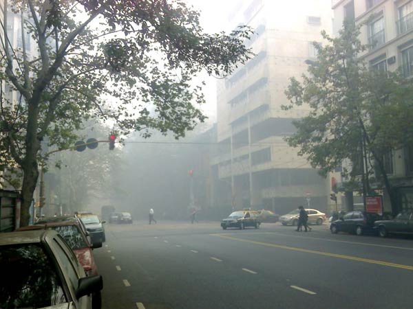Humo en Buenos Aires
