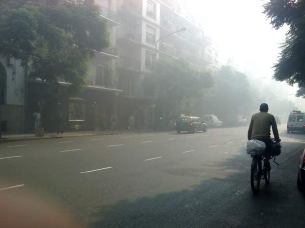 Humo en Buenos Aires