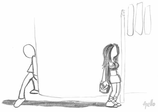 Pisar sombras no es acoso